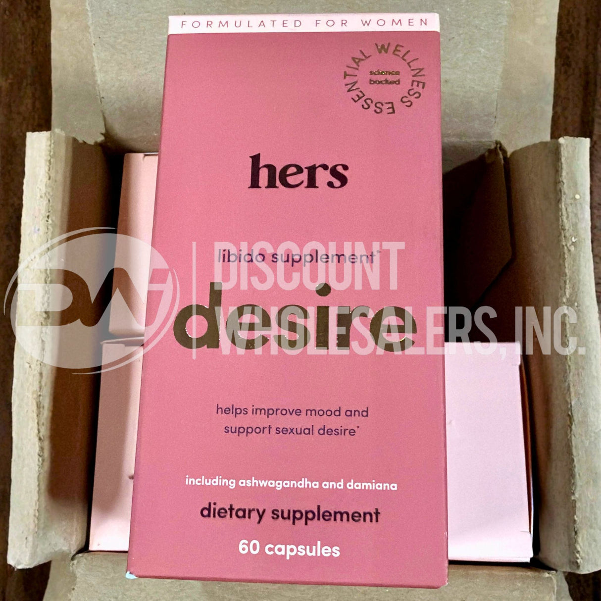 Hers Libido Supplement Desire Helps Improve Mood and Support Sexual (80 Pcs Lot)