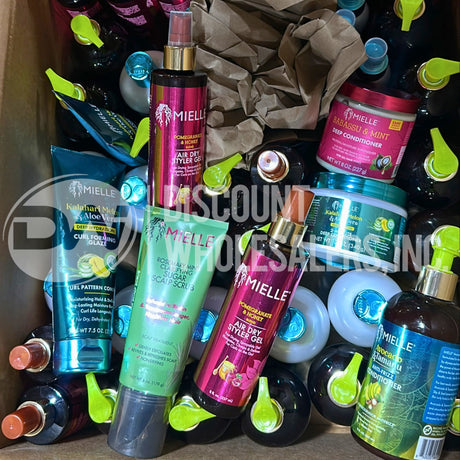 Mielle Mix Different Sizes Conditioners, Gel, Curl Forming Scalp Scrub And More (90 Pcs Lot)