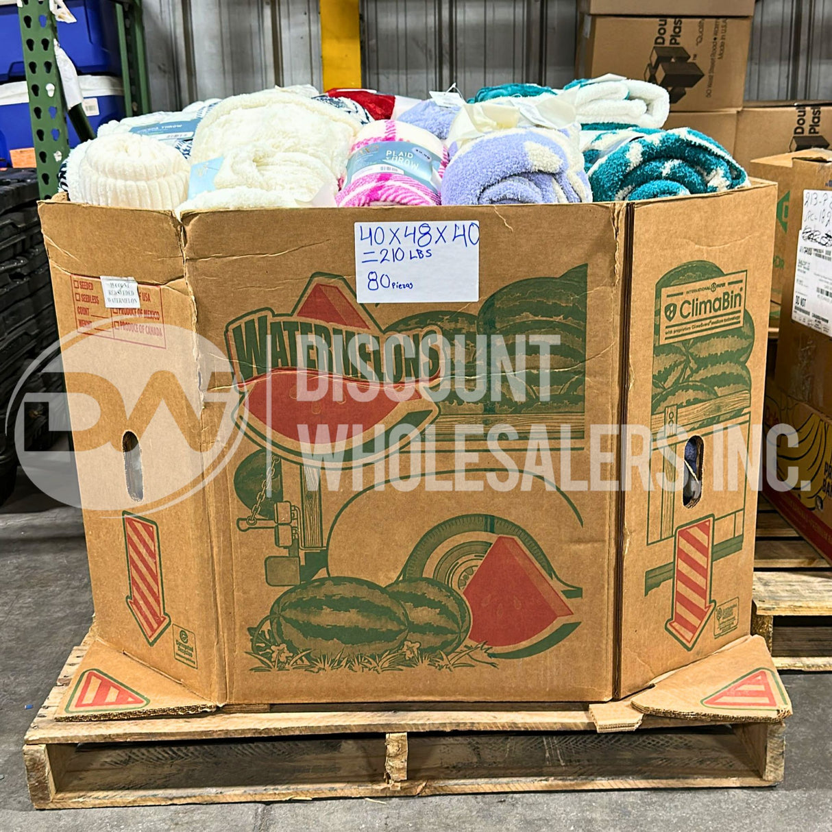 Throw Assorted Different Sizes #2 (80 Pcs Per Pallet)