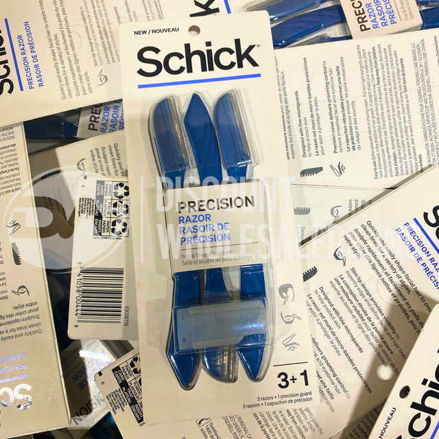 Schick Precision Razor for Men Edging Razors Disposable Razors 3 Count (600 Pcs Lot)