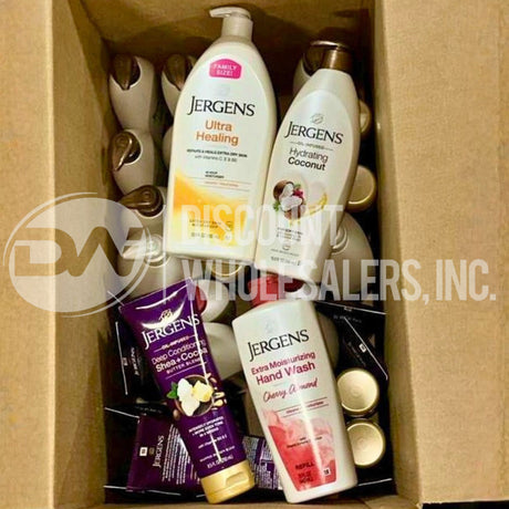 Jergens Assorted Different Products Body Lotions (111 Pcs Lot)