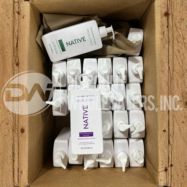 Native Assorted Lotions 16.5 fl (50 Pcs Lot)