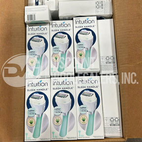 Schick Intuition Sensitive Care Sleek Handle Women's Razor With Travel Cap (120 Pcs Lot)