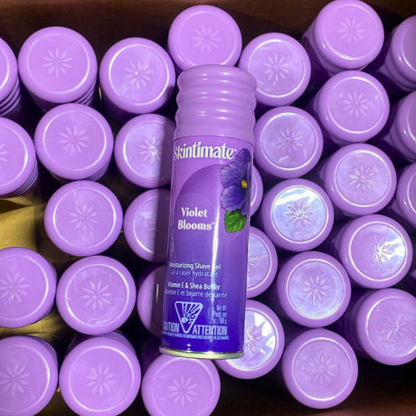 Skintimate Violet Blooms Moisturizing Shave Gel Vitamin E & Shea Butter 