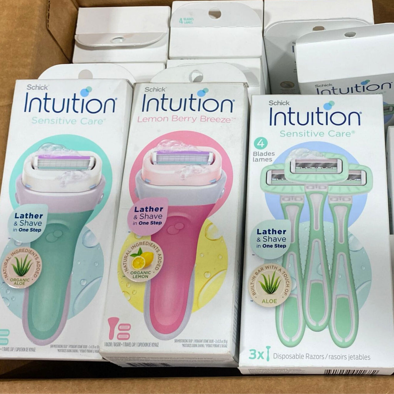 Schick Intuition Mix Includes Razors(MAINLY) & Blades
