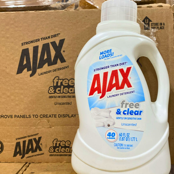 Ajax Free&Clear Unscented Laundry Detergent 