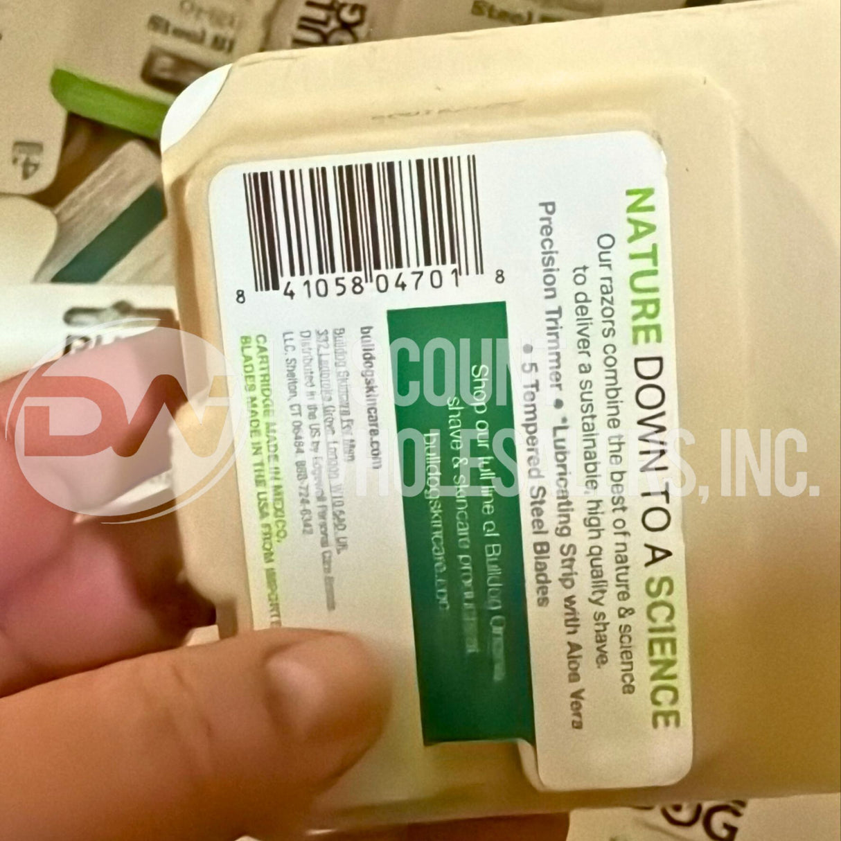 Bull Dog Skincare for Men Original Steel Blades 4x 5-Blades Cartridges (100 Pcs Lot)