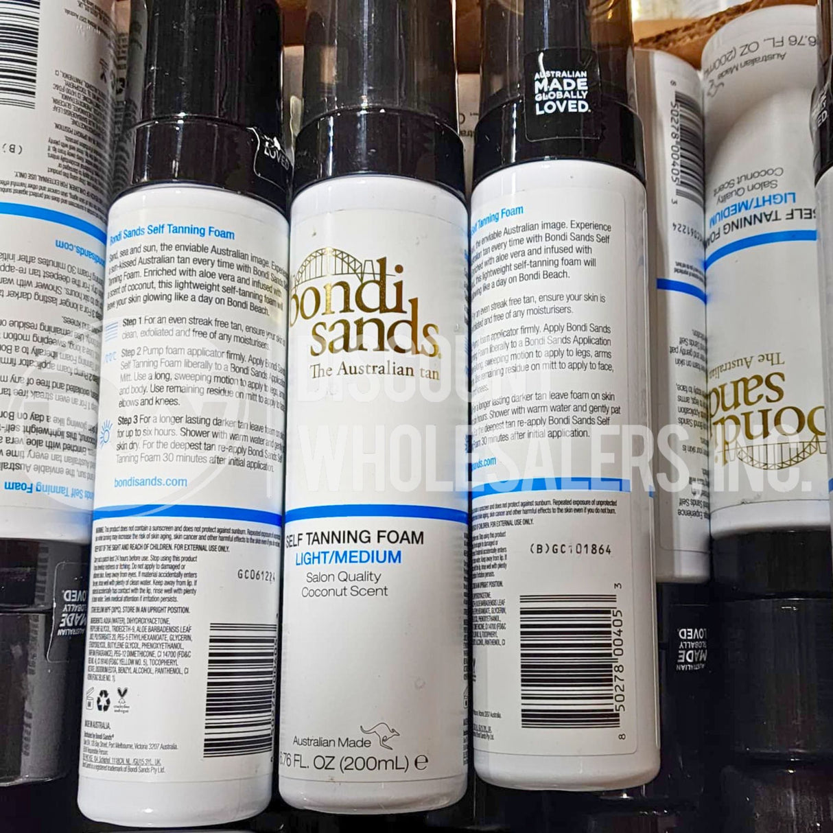 Bondi Sands Self Tanning Foam Light/Medium 6.76 FL (156 Pcs Lot)