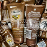 Jergens Natural Glow Deep Bronze Instant Sunless Tanning Moisturizer + Bronzer 6OZ (150 Pcs Lot)