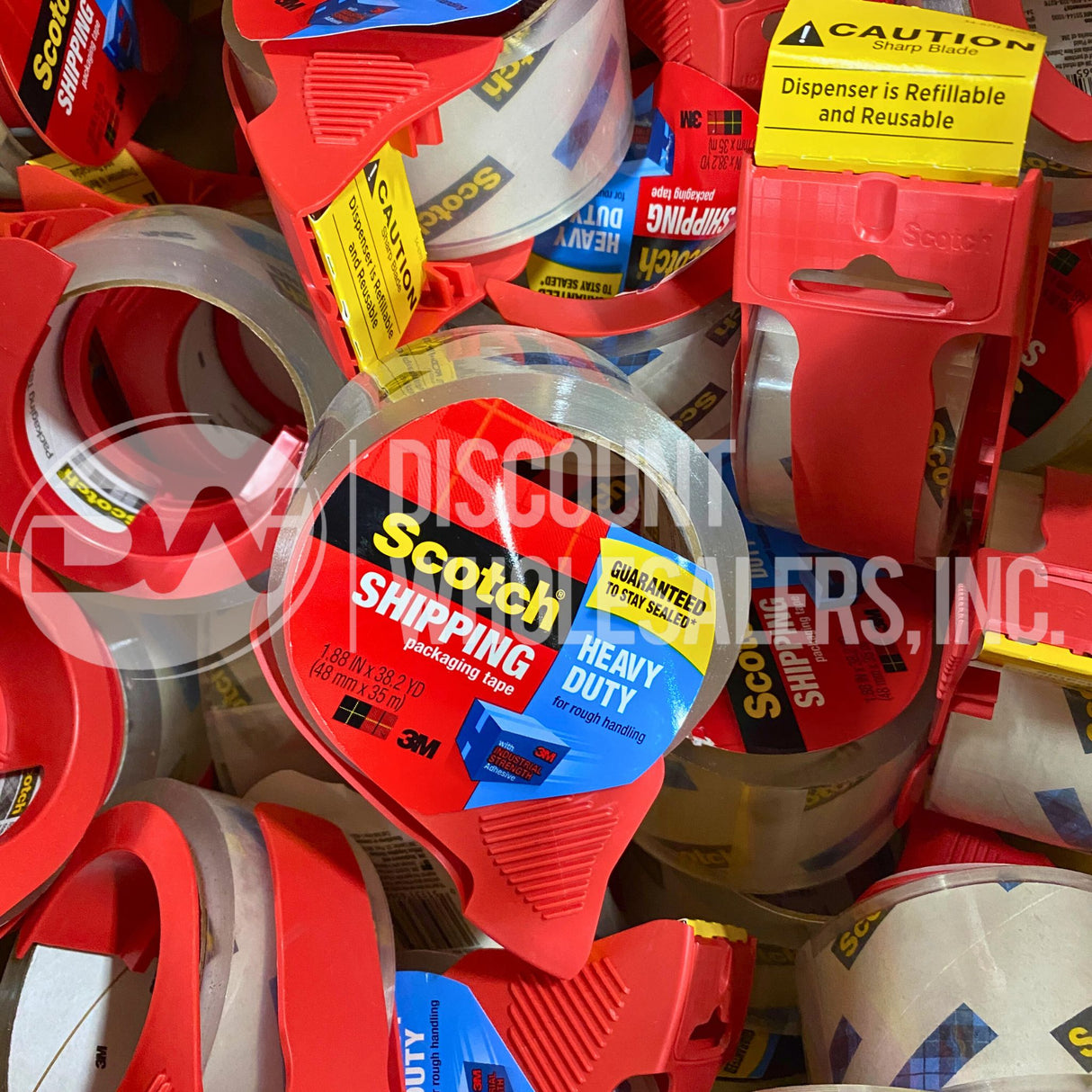 3M Scotch Shipping Heavy Duty 1.88 IN x 38.2 YD (30 Pcs Lot)