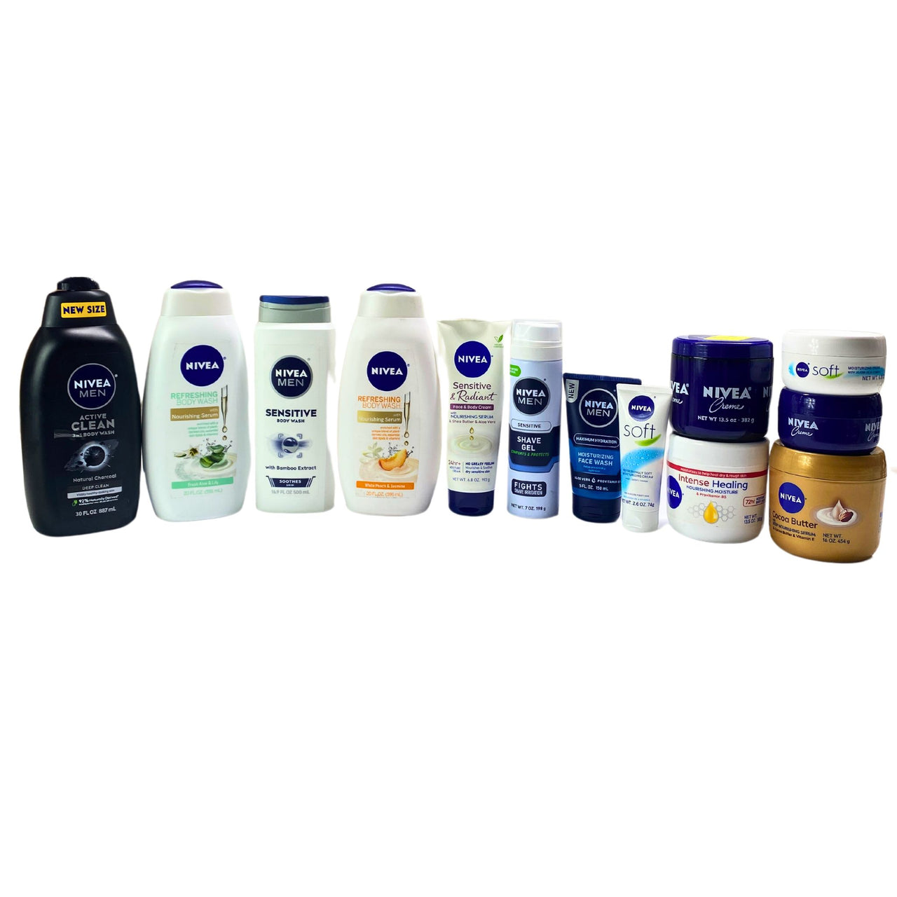 Nivea Body Wash, Shave Gel, Face Wash, Lotion & More (85 Pcs Lot)