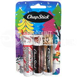 Chapstick Hot Chocolate Candy Cane Sugar Cookie .15 oz Lip Balm Mix (100 Pcs Lot)