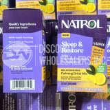 Natrol Sleep & Restore Calming Drink Mix Lemon Chamomile 10 Sticks (200 Pcs Lot)