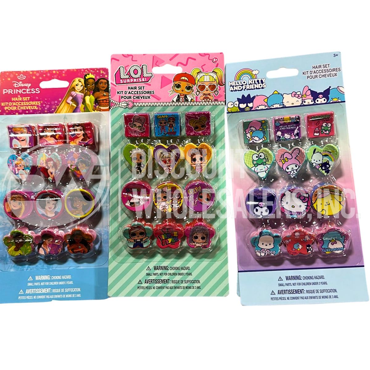 Hair Accessories Mix Different Characters (183 Pcs Lot)
