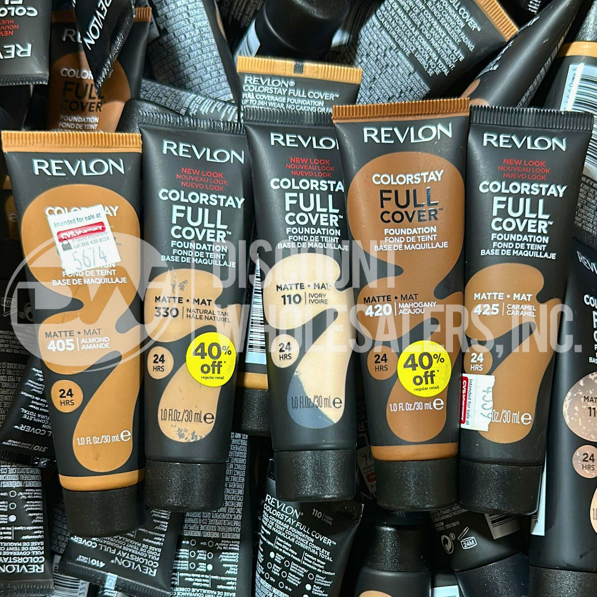 Revlon Colorstay Full Cover foundation Matte Assorted Mix 24HRS (240 Pcs Lot)