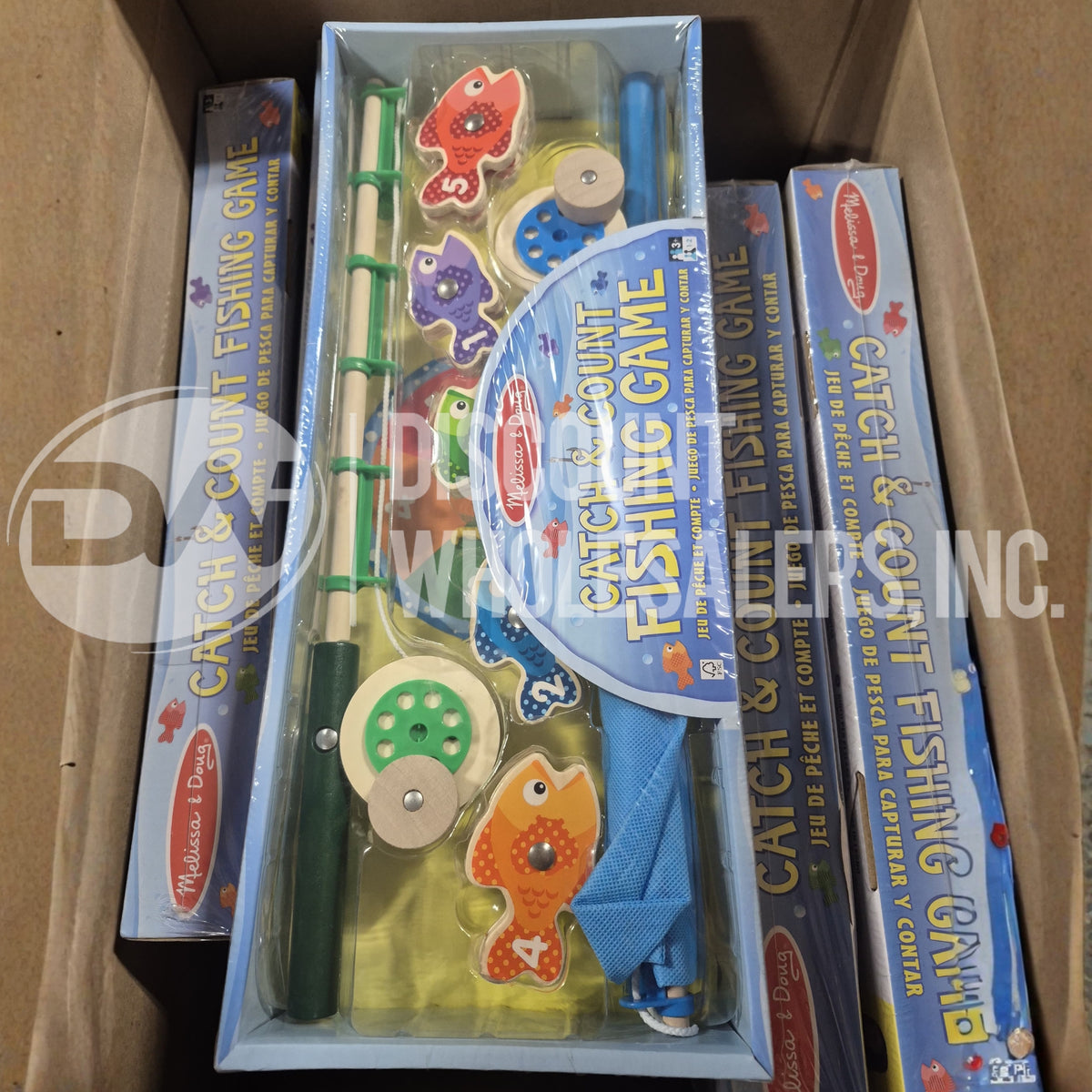 Melissa & Doug Catch & Count Fishing Game (60 Pcs Lot)