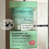 The Creme Shop Overnight Lip Therapy Masque Plumping Peppermint 0.67 Oz (80 Pcs Lot)