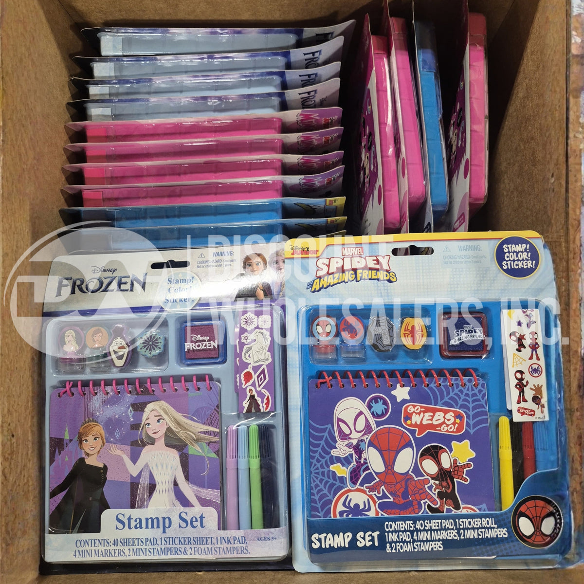 Stamp Set Assorted Different Characters (75 Pcs Lot)