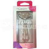 Plum Beauty Pink Mini Rose Quartz Facial Roller Massager Travel Size (53 Pcs Lot)