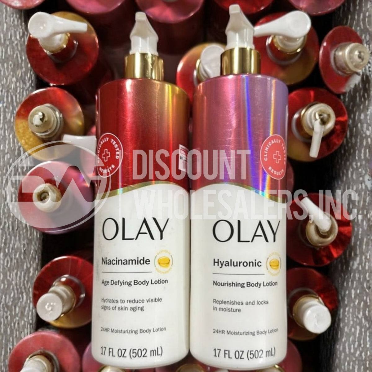 Olay Body Lotions Niacinamide And Hyaluronic Mix 17 fl (60 Pcs Lot)