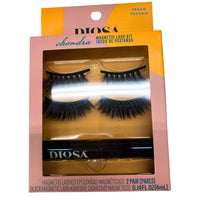 Thumbnail for Diosa Vegan Magnetic Lash Kit Chandra 2-Par Black Magnetic Lash Adhesive 0.14fl0z. (72 Pcs Lot)