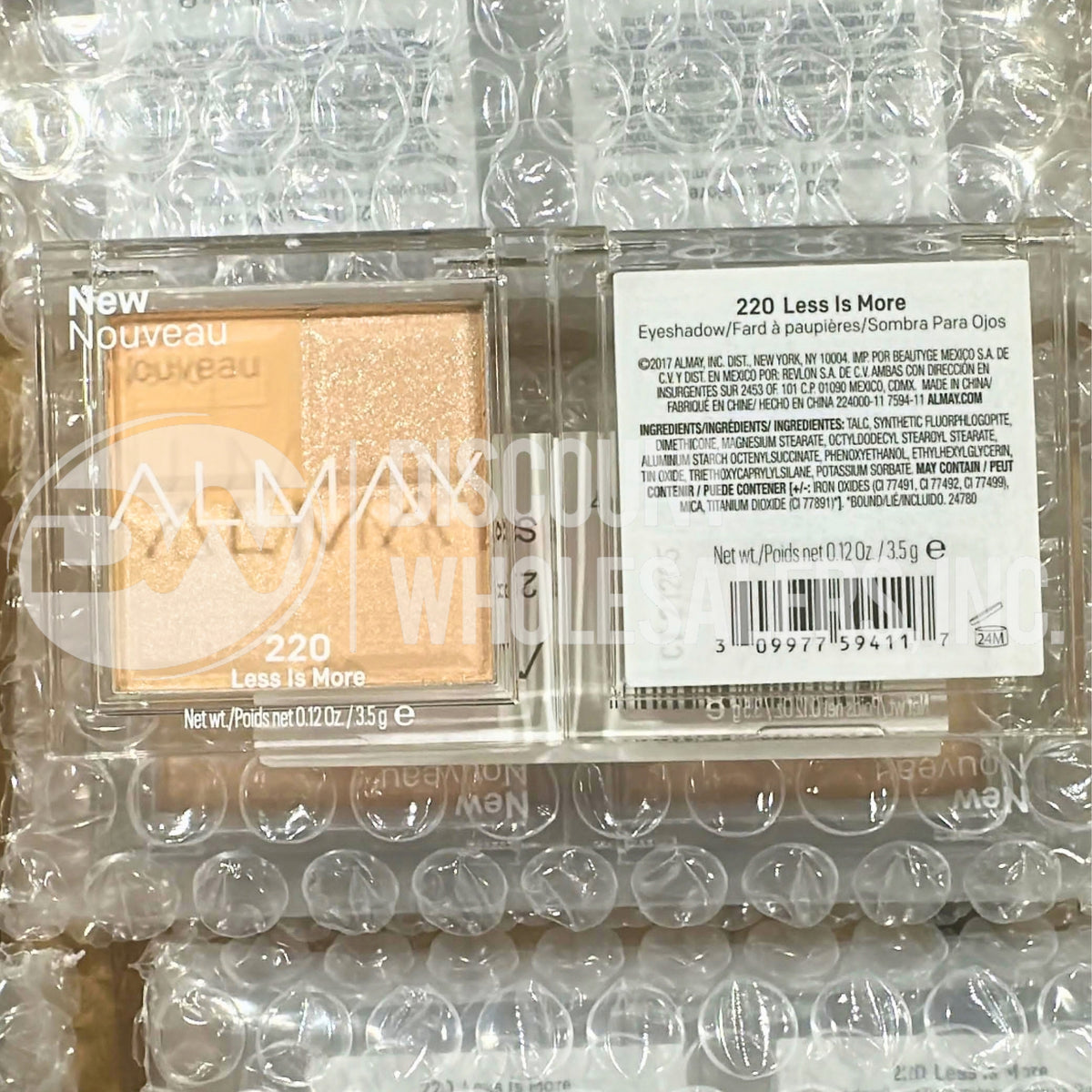 Almay Eye Shadow Squad Quad 220 Less Is More (94 Pcs Lot)