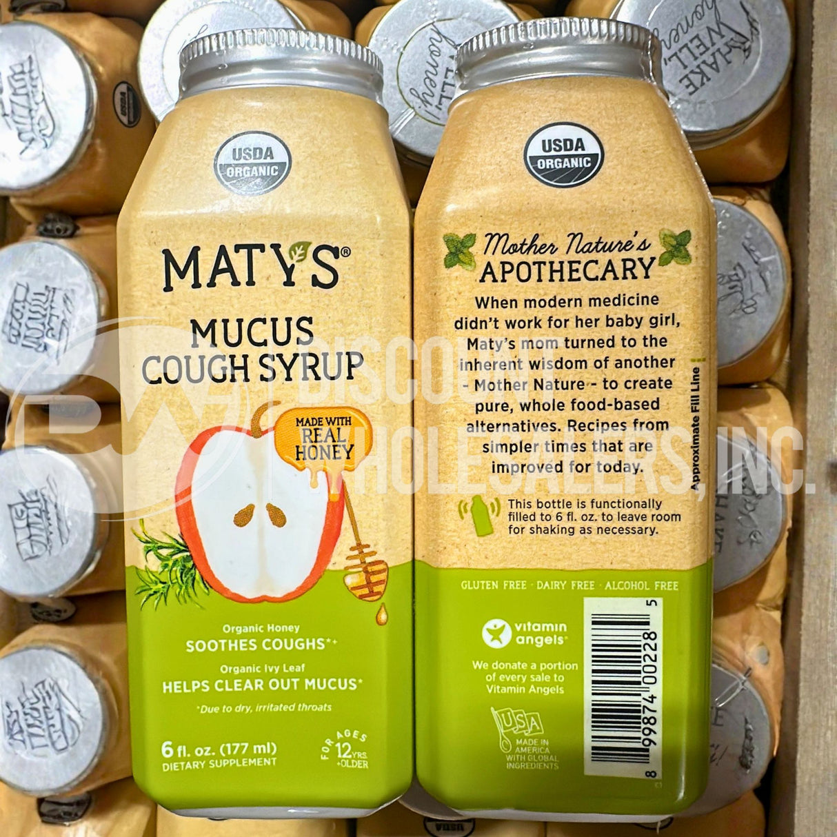 Matys Adult Mucus Cough Syrup for Adults & Children 12 Years & Up (84 Pcs Lot)