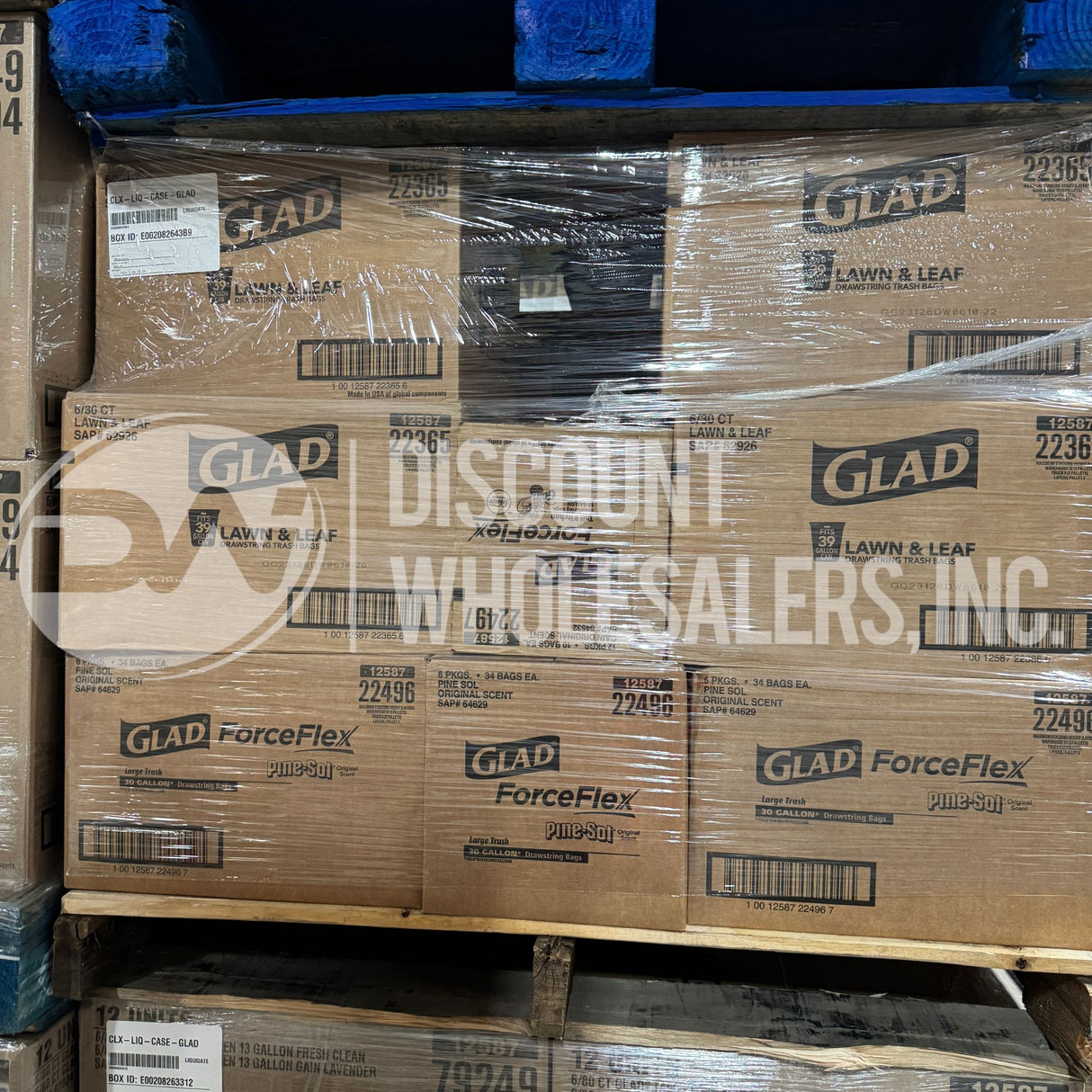 Glad Case Pack Truckload Fully Manifested (39 Pallets Per Truck)