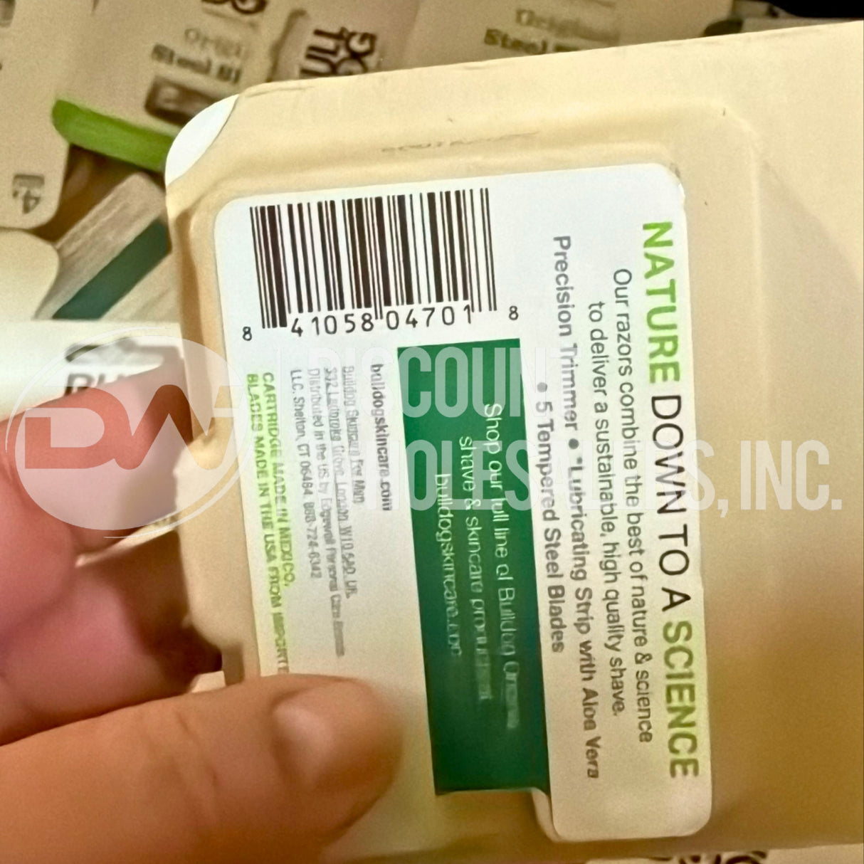 Bull Dog Skincare for Men Original Steel Blades 4x 5-Blades Cartridges (250 Pcs Lot)