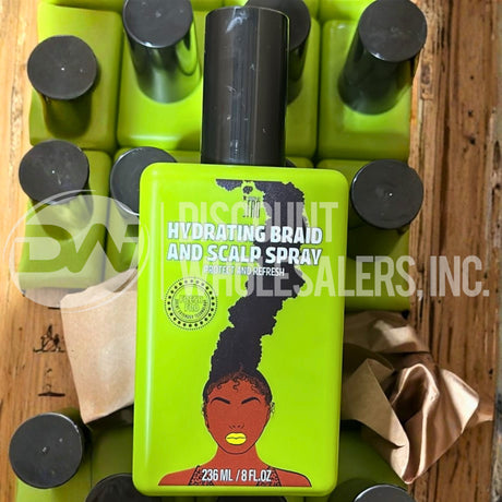 Pardon My Fro -Braid & Scalp Hydrating Spray -Moisturizing Scalp Health 8 fl (110 Pcs Lot)