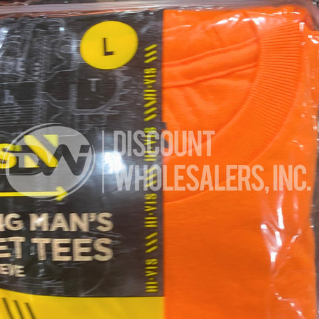 Walls Working Man's Pocket Tees Short Sleeve Different Colors and Sizes M-3XL-2-Pack (250 Pcs Per Pallet)