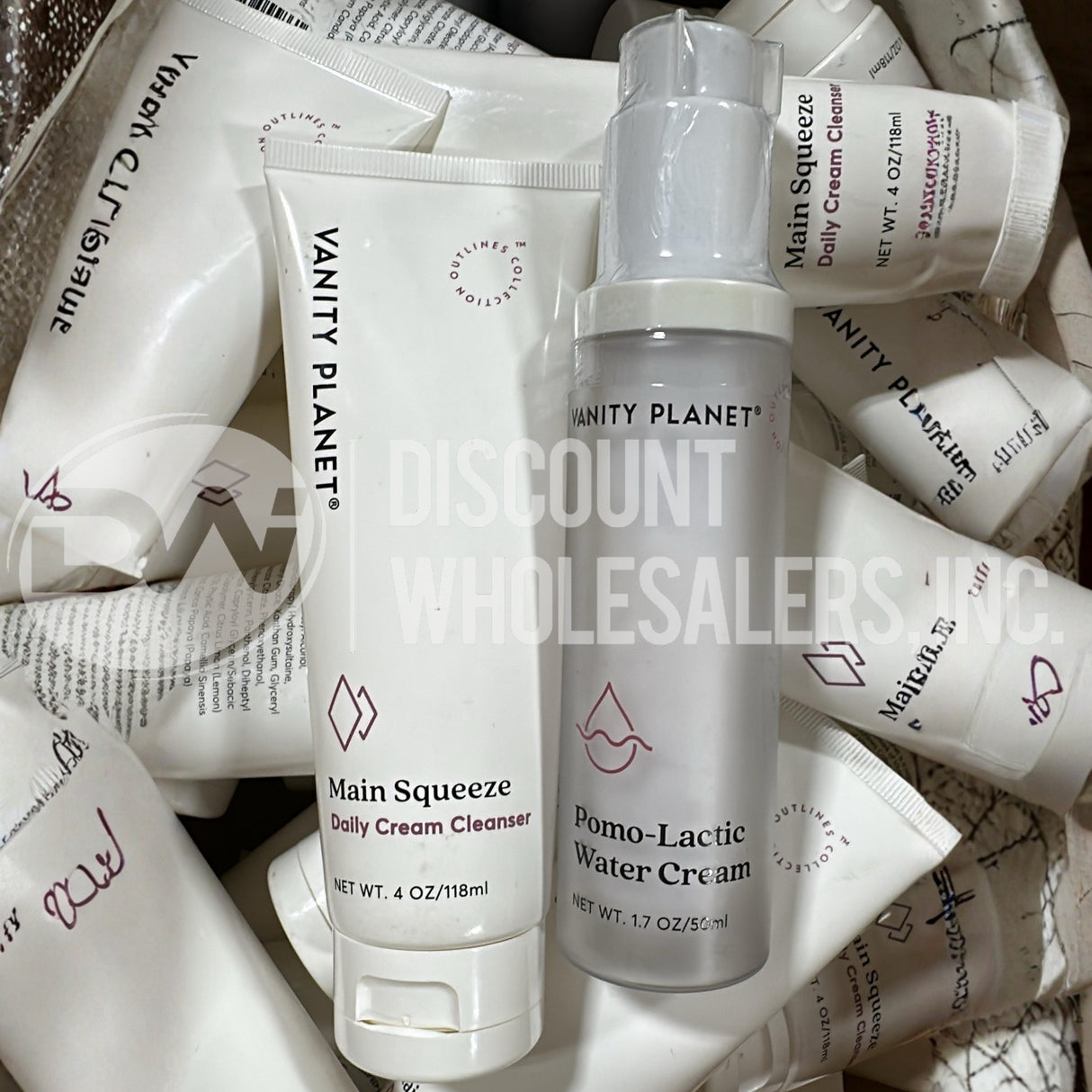 Vanity Planet Daily Cream Cleanser And Pomo-Lactic Water Cream Mix (50 Pcs Lot)