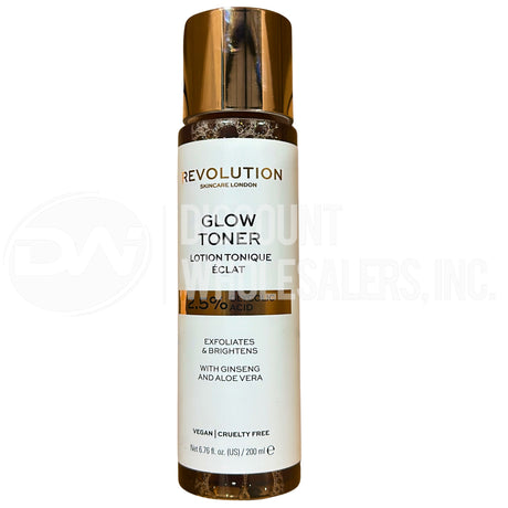 Revolution Skincare Glow Toner 2.5 % Glycolic Acid 6.76 fl. oz. (60 Pcs Lot)