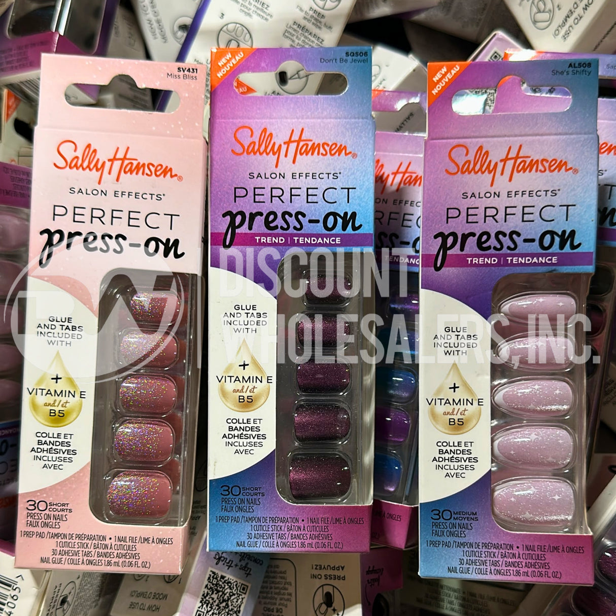 Sally Hansen Salon Effects Perfect Press-On Nails Mix (130 Pcs Lot)