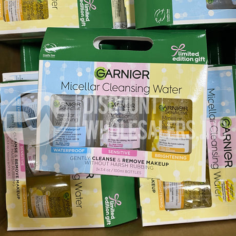 Micellar Cleansing Water Limited Edition Gift Gently Cleanse & Remove Makeup Without Harsh Rubbing 3x 3.4 oz (120 Pcs Lot)