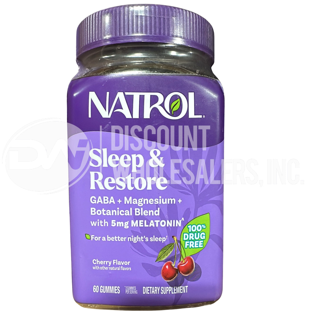 Natrol Sleep & Restore Melatonin Cherry 60 Gummies (70 Pcs Lot)