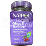 Natrol Sleep & Restore Melatonin Cherry 60 Gummies (70 Pcs Lot)