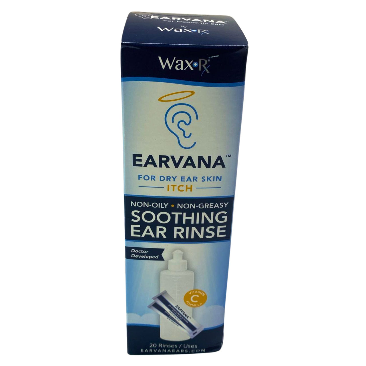 EARVANA Soothing Ear Rinse for Dry Ear Itch 20 Rinses