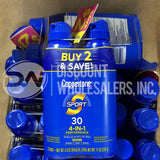 Coppertone Sport 4-in-1 Performance Sunscreen Spray,Twin Pack, SPF 30 (43 Pcs Lot)