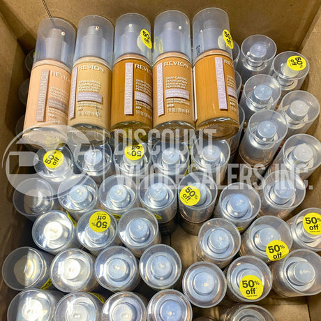 Revlon Illuminance Mix Skin - Caring Foundation 5% Squalane Hyaluronic Acid 1 Oz (60 Pcs Lot)