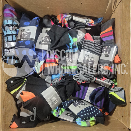 National Men's Dress Socks Solid Black Size 10-13 Polyester/spandex Different Shades (250 Pcs Lot)