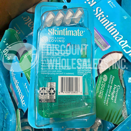 Skintimate Coconut Delight 4 Scented Razor 4 Blades (600 Pcs Per Pallet)