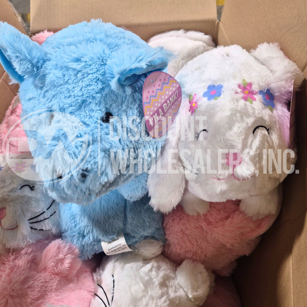 I'm Bank Hug Me And Fill Me Assorted Animals (60 Pcs Lot)