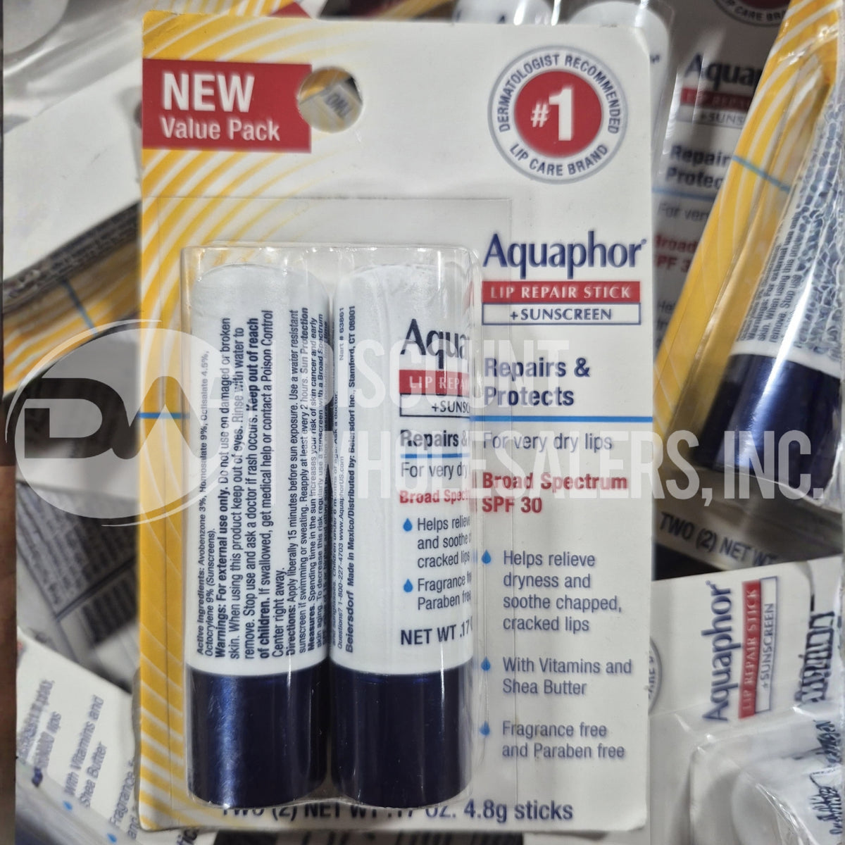 Aquaphor Lip Repair Stick SPF 30 0.17 Oz set 2 (160 Pcs Lot)