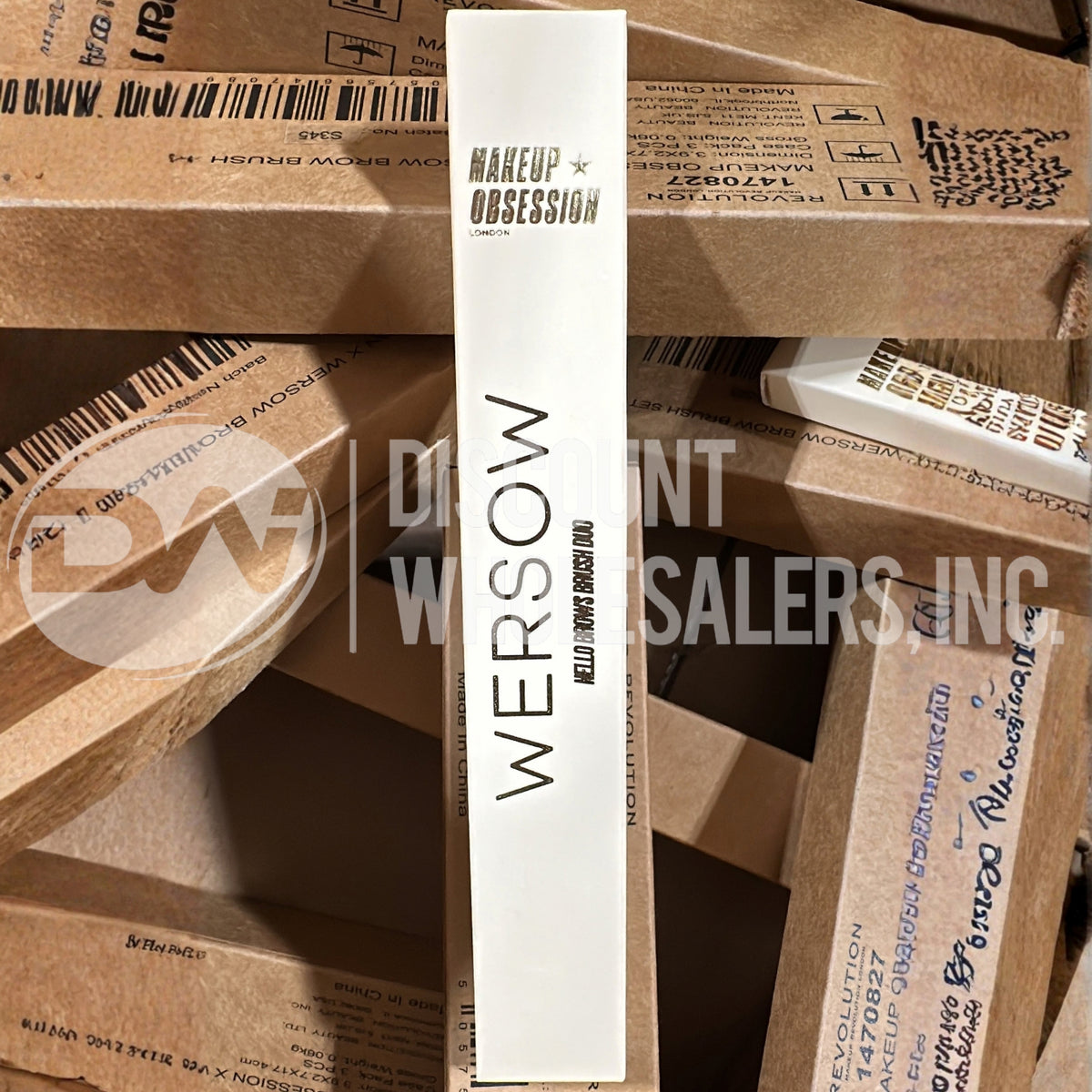 Make Up Obsession Wersow Hello Brows Duo Brush Set (66 Pcs Lot)