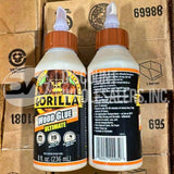 Gorilla Ultimate Waterproof Wood Glue, Natural Wood Color, 8 OZ (140 Pcs Lot)
