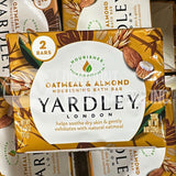 Yardley London Bath Bar Oatmeal & Almond 4 oz, 2 Count (120 Pcs Lot)