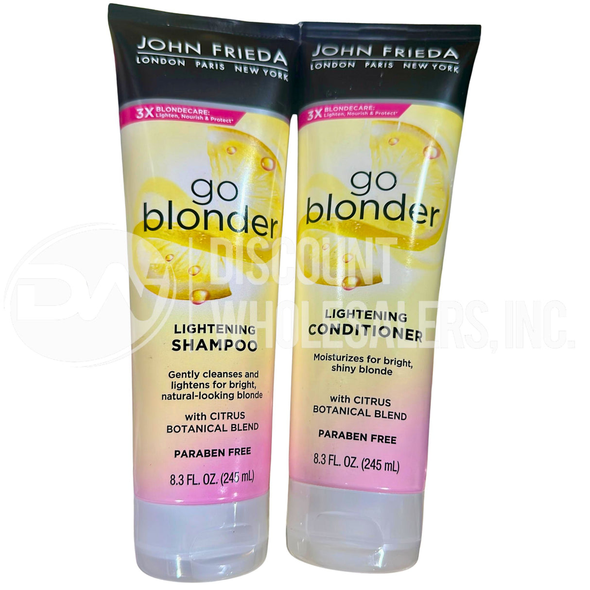 John Frieda Go Blonder Lightening Shampoo And Conditioner 8.3 Oz (136 Pcs Lot)