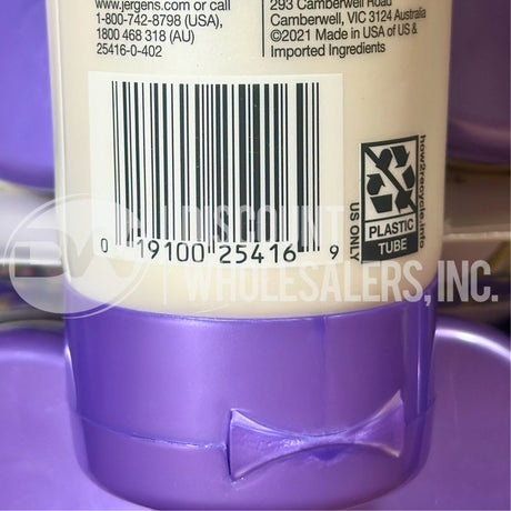 Jergens Lavender Hand & Body Lotion For Dry Skin, 7 fl oz (60 Pcs Lot)