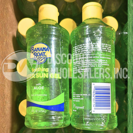 Banana Boat Soothing After Burn Sun Gel Aloe 16 Oz (78 Pcs Lot)